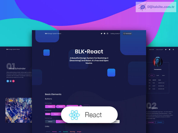 BLK Design System React DESIGN SYSTEM FOR BOOTSTRAP 4 (REACTSTRAP)