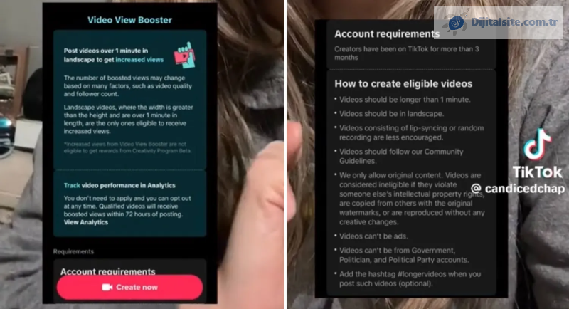 TikTok, Yeni Özellikleriyle YouTube’a Dönüşüyor!