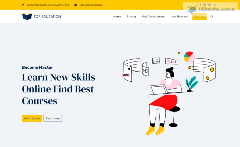Little Squirrel – Bootstrap 5 HTML5 Education Template