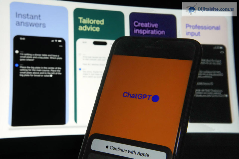 DOSYA - OpenAI'nin ChatGPT uygulaması, 18 Mayıs 2023'te New York'ta bir iPhone'da görüntüleniyor. ABD'de yapay zeka kullanan işletmelerin oranı hâlâ nispeten küçük ancak bilgi teknolojisi ve profesyonel hizmetler alanındaki firmalar ve Colorado gibi yerlerdeki firmalarla birlikte hızla artıyor ABD Nüfus Sayımı Bürosu araştırmacılarının hazırladığı yeni bir makaleye göre, Columbia Bölgesi bu konuda başı çekiyor. (AP Fotoğrafı/Richard Drew, Dosya)