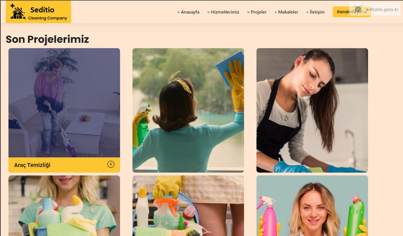 Temizlik Firması Scripti