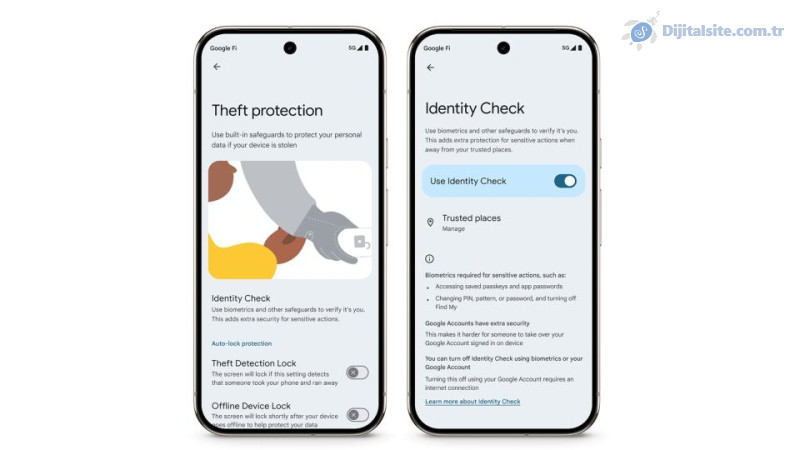 Android'in Kimlik Kontrolü özelliği Pixel ve Samsung Galaxy cihazlarına geldi