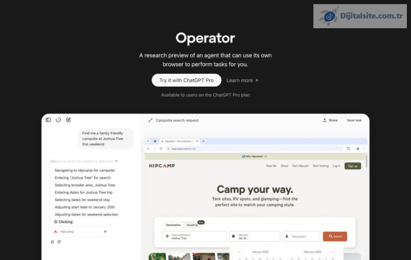 ChatGPT'nin AI aracı Operatörü artık çoğu Pro kullanıcısı için kullanılabilir