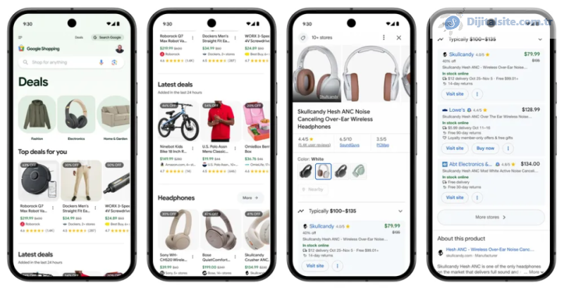 Google Alışveriş, daha fazla yapay zeka destekli özelliğe kavuşuyor