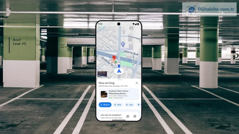 Google Haritalar artık uygulama içinden park yeri ayırtmanıza olanak sağlıyor