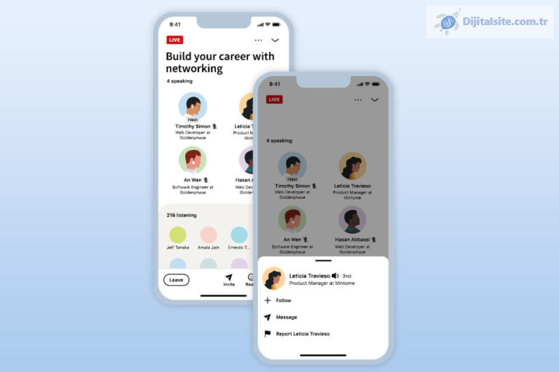 LinkedIn, muhtemelen unuttuğunuz bağımsız canlı ses özelliğini sonlandırıyor