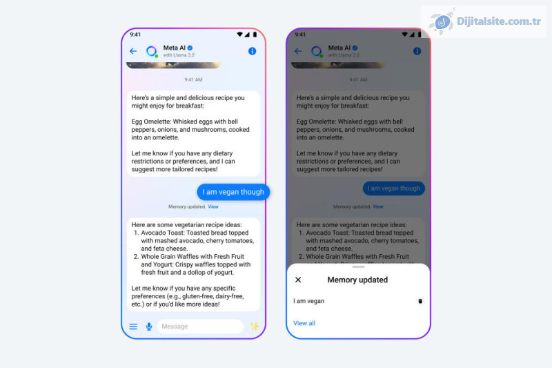 Meta AI artık önerilerini bildirmek için Facebook ve Instagram etkinliğinizi kullanacak
