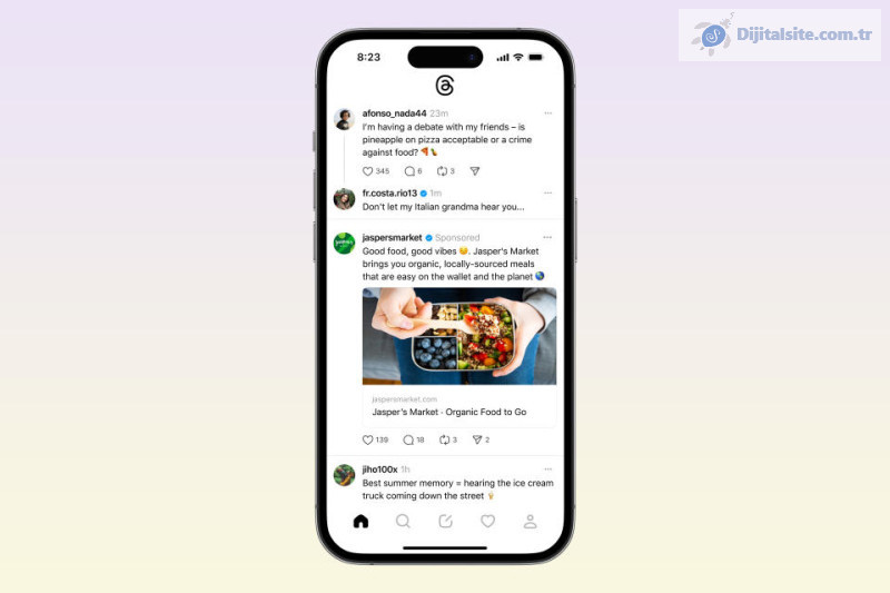 Meta, Threads'deki reklamların 'küçük bir testini' başlatıyor