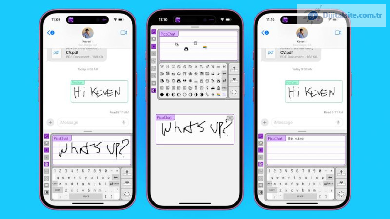 Nintendo DS'deki PictoChat, iMessage uygulamasında yaşamaya devam ediyor