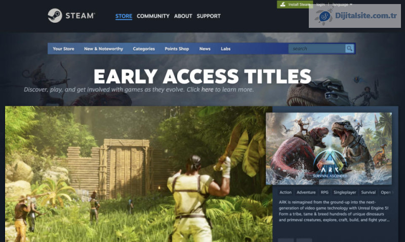 Steam, bir yıldır güncellenmeyen erken erişim oyunlarını etiketleyecek