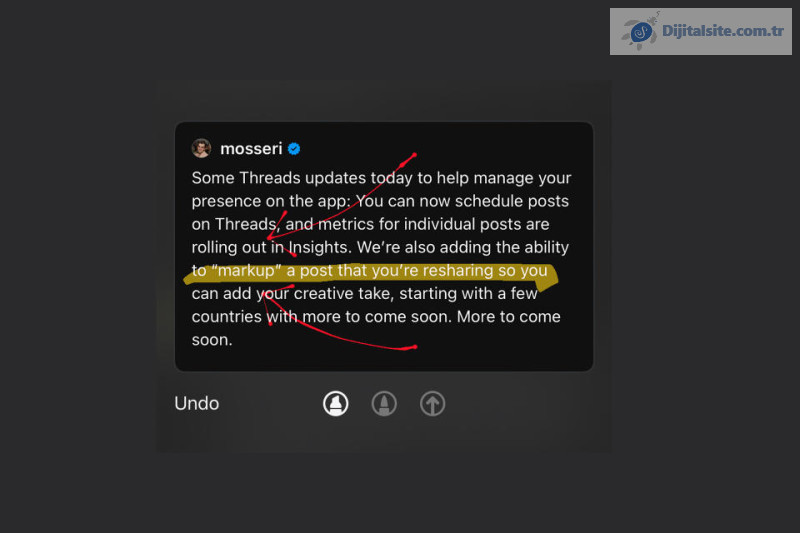 Threads artık diğer kullanıcıların gönderilerinin üstüne karalama yapmanıza olanak sağlıyor