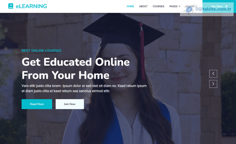 Elearning – Bootstrap 5 CSS3 Education Template