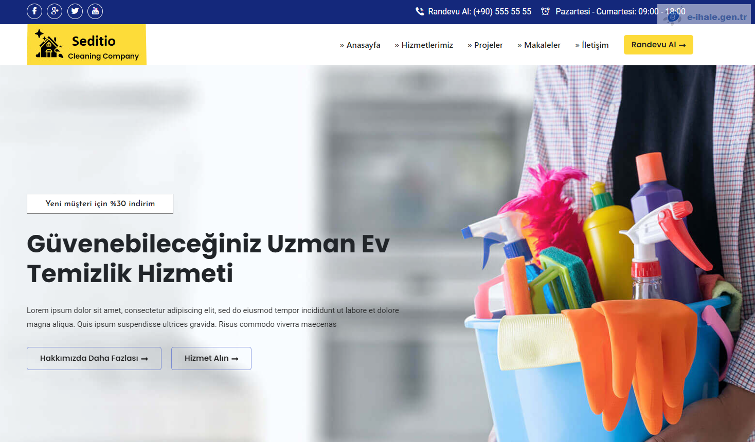 Temizlik Firması Scripti