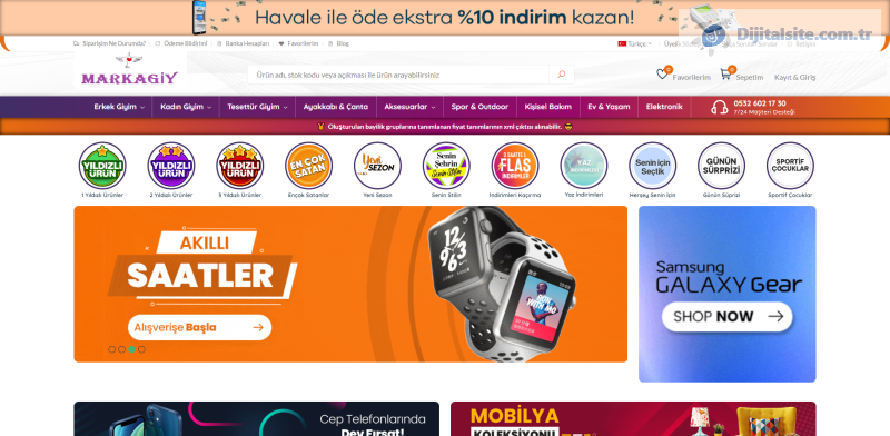 Markagiy.com Kurulu E-ticaret Sitesi
